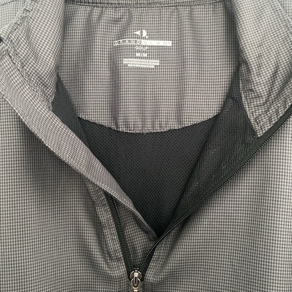 Grand Slam Golf Gray Houndstooth Pullover Zip Jacket Windbreaker - Picture 6 of 10